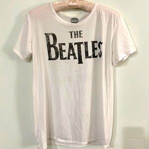 The Beatles White Tee Sz XL
